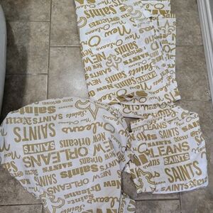 Saints branded Comforter Set 3 Piece Good condition